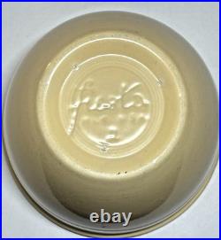 Vintage Fiesta #2 Ivory Nesting Mixing Bowl 5 3/4 -debossed fiesta HLC USA 2