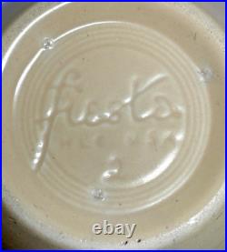 Vintage Fiesta #2 Ivory Nesting Mixing Bowl 5 3/4 -debossed fiesta HLC USA 2