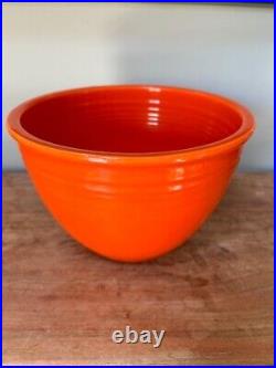 Vintage Fiesta #5 Mixing Bowl in Red Beautiful Fiestaware PRICE REDUCED