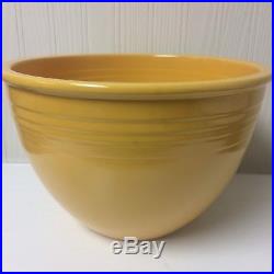 Vintage Fiesta #7 Yellow Mixing Or Nesting Bowl Fiestaware Amazing Condition