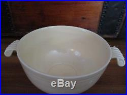 Vintage Fiesta Covered Onion Soup Bowl Ivory