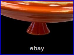 Vintage Fiesta Covered Onion Soup Red Fiestaware- Wear