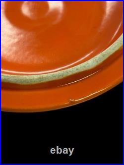 Vintage Fiesta Covered Onion Soup Red Fiestaware- Wear