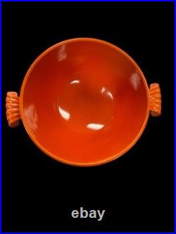 Vintage Fiesta Covered Onion Soup Red Fiestaware- Wear