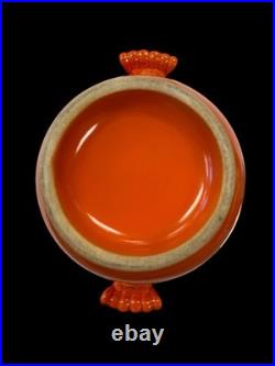 Vintage Fiesta Covered Onion Soup Red Fiestaware- Wear