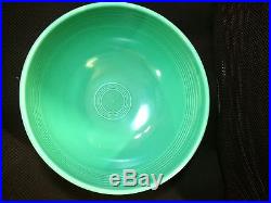 Vintage Fiesta Light Green Footed Salad Bowl