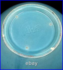 Vintage Fiesta TURQUOISE #7 NESTING BOWL with BOTTOM INNER RINGS Mixing 1936 Chips
