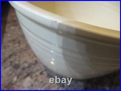 Vintage Fiesta Ware Ivory #4 Mixing Bowl with Rings Very Good Used Condition