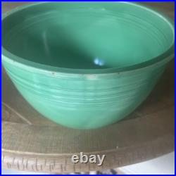 Vintage Fiesta Ware Mixing Bowl #7 Green