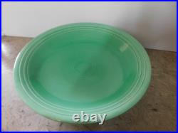 Vintage Fiestaware Large Round Footed Compote Bowl & Platter