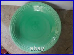 Vintage Fiestaware Large Round Footed Compote Bowl & Platter