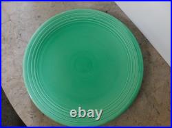 Vintage Fiestaware Large Round Footed Compote Bowl & Platter