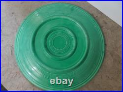 Vintage Fiestaware Large Round Footed Compote Bowl & Platter