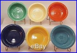 Vintage Fiestaware Original 6 Small Fruit Bowl Lot of 6 Fiesta 4 3/4 bowl 61709