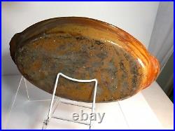 Vintage French Pottery Baking Dish Normandy