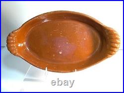 Vintage French Pottery Baking Dish Normandy