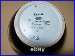 Vintage GOUDA Holland REGINA W. B. VERONA PATTERN large Bowl no chips or cracks