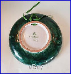 Vintage GUIDO GAMBONE bowl / wallplate italy pottery 50s 50er mcm