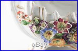 Vintage German Porcelain Floral Bowl Marked Germany with Von Schierholz Stamp