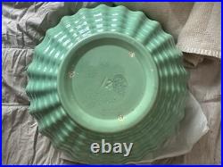 Vintage Gladding-mcbean Green Mixing Bowls Set #12 #10 #8 #6
