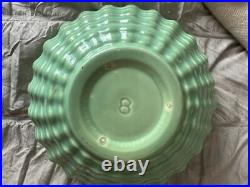 Vintage Gladding-mcbean Green Mixing Bowls Set #12 #10 #8 #6