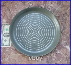 Vintage Gordon MARTZ Studio Pottery Platter/Plate/Shallow Bowl Spiral 12 3/4