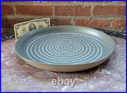 Vintage Gordon MARTZ Studio Pottery Platter/Plate/Shallow Bowl Spiral 12 3/4