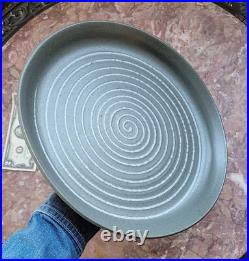 Vintage Gordon MARTZ Studio Pottery Platter/Plate/Shallow Bowl Spiral 12 3/4