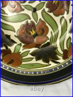 Vintage Gouda Pottery-Holland-Atrium-Large Round Bowl