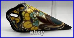 Vintage Gouda Pottery-Holland-Nova 52-Ivora-Wall Pocket Holder Vase #536