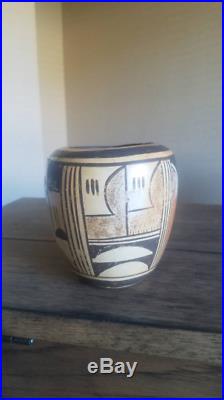 Vintage HOPI Pueblo Indian Pottery Bowl First Mesa AZ Native American