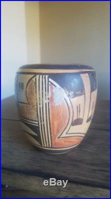 Vintage HOPI Pueblo Indian Pottery Bowl First Mesa AZ Native American