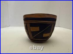 Vintage Hand Made HOPI Indian Pottery Southwestern Clay Bowl