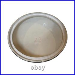 Vintage Handcrafted Ceramic Lidded Bowl Floral Carved Design Art Pottery