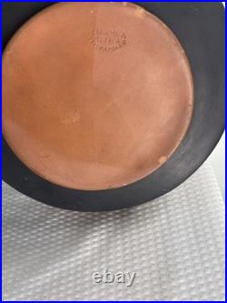 Vintage Handmade Hand Painted Mexican Azteca Folk Art Terracotta Pottery Bowl