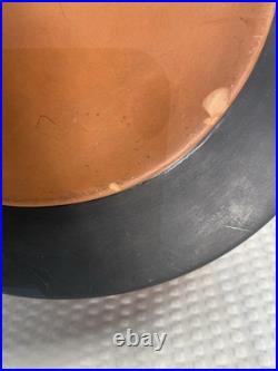 Vintage Handmade Hand Painted Mexican Azteca Folk Art Terracotta Pottery Bowl