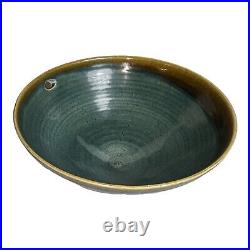 Vintage Handmade Ramen Udon Rice Bowl Set & Chopsticks Studio Art Pottery