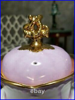 Vintage Hc Royal Bavaria Sugar Bowl, Creamer, Mentioned Tea Pot