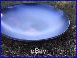 Vintage Heath Ceramics Blue 13 Shallow Salad Serving Bowl California Pottery