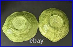 Vintage Holland Mold Green Cabbageware Lettuce Ware Tureen Bowls Pitcher Set