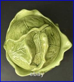 Vintage Holland Mold Green Cabbageware Lettuce Ware Tureen Bowls Pitcher Set