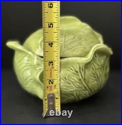 Vintage Holland Mold Green Cabbageware Lettuce Ware Tureen Bowls Pitcher Set