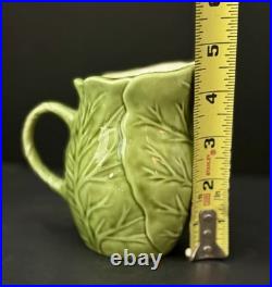 Vintage Holland Mold Green Cabbageware Lettuce Ware Tureen Bowls Pitcher Set Vintage Holland Mold Green Cabbageware Lettuce Ware Tureen Bowls Pitcher Set