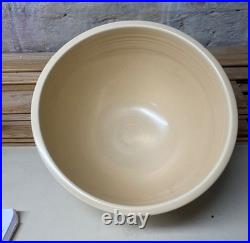 Vintage Homer Laughlin China FIESTA #7 IVORY Mixing Bowl Kitchen Inner Rings