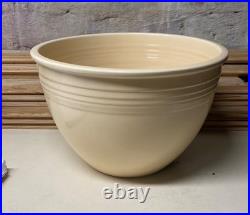 Vintage Homer Laughlin China FIESTA #7 IVORY Mixing Bowl Kitchen Inner Rings