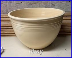 Vintage Homer Laughlin China FIESTA #7 IVORY Mixing Bowl Kitchen Inner Rings