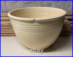 Vintage Homer Laughlin China FIESTA #7 IVORY Mixing Bowl Kitchen Inner Rings