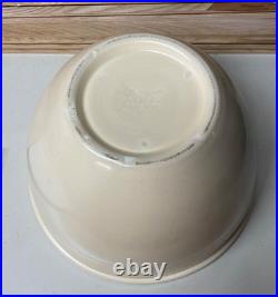 Vintage Homer Laughlin China FIESTA #7 IVORY Mixing Bowl Kitchen Inner Rings