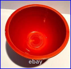 Vintage Homer Laughlin Fiesta Fiestaware Kitchen Kraft Mixing Bowl #4 Red-LOOK