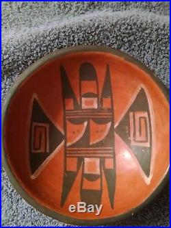 Vintage Hopi Pottery Bowl 6 1/4